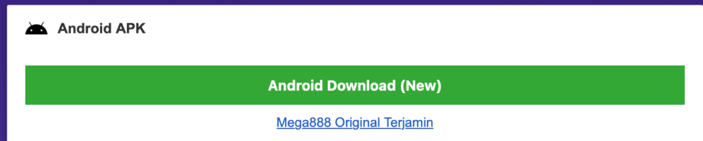 Cara Download Mega888 APK